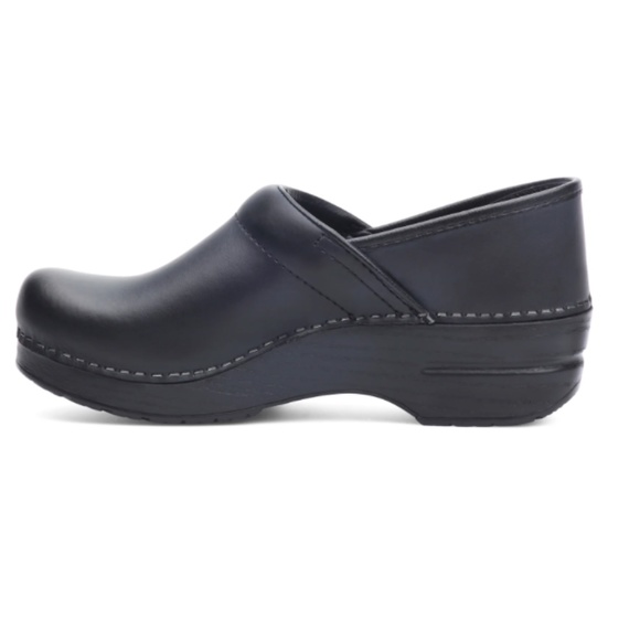 Dansko Professional Black Leather Clogs 39 - Picture 2 of 7